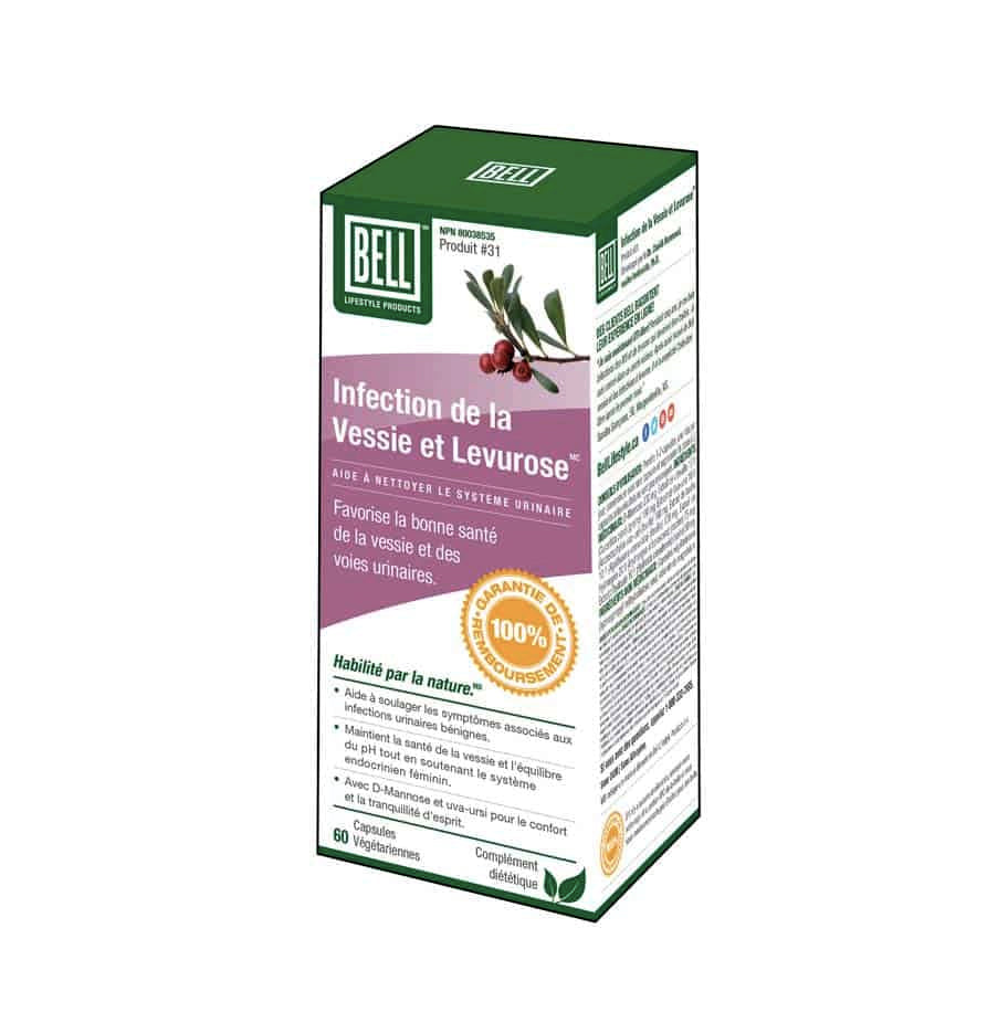 Infection de la vessie et levurose - Bell #31 - 60 capsules